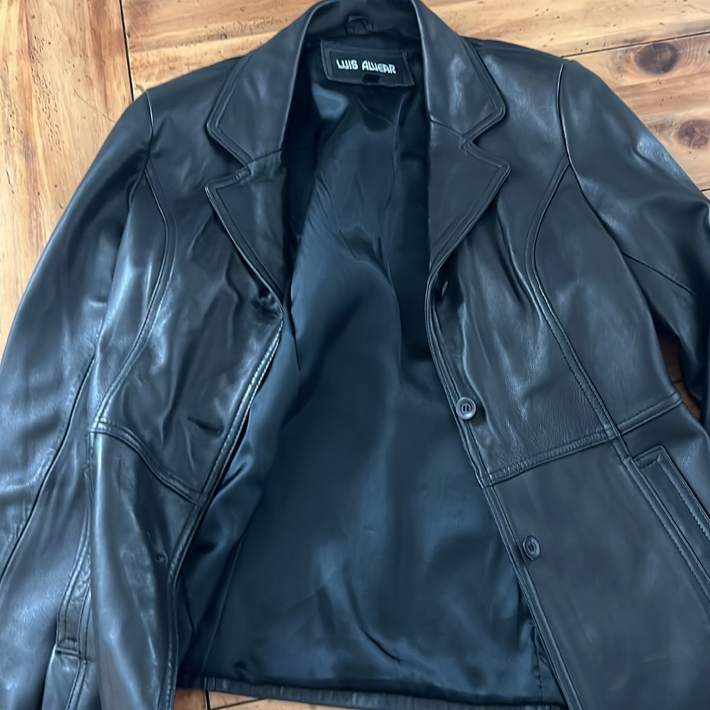 Luis Alvear Leather Jacket size L - Picture 13 of 14